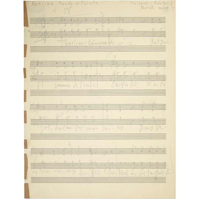 Lot 117 - TOSCANINI, ARTURO Group of two manuscript...
