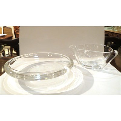 Lot 319 - Two Steuben Glass Bowls Diameter of larger 14...
