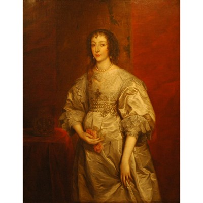 Lot 15 - School of Sir Anthony Van Dyck Portrait of...