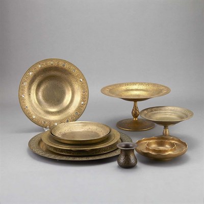 Lot 506 - Group of Tiffany Studios Gilt-Bronze and...