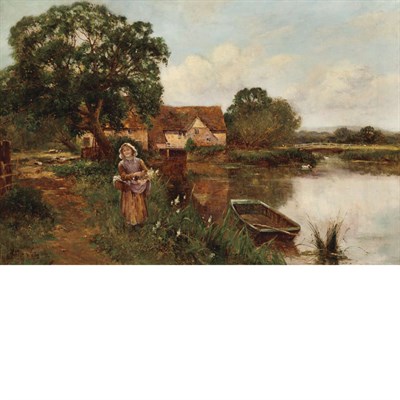 Lot 30 - Ernest Walbourn British, 1872-1927 When Summer...
