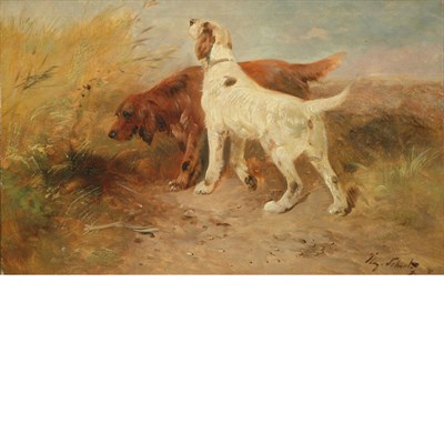 Lot 81 - Henry Schouten Belgian, 1864-1927 On the Scent...