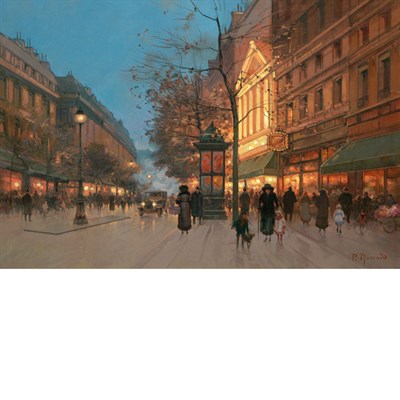 Lot 95 - Paul Renard French, 1941-1997 Paris Street...