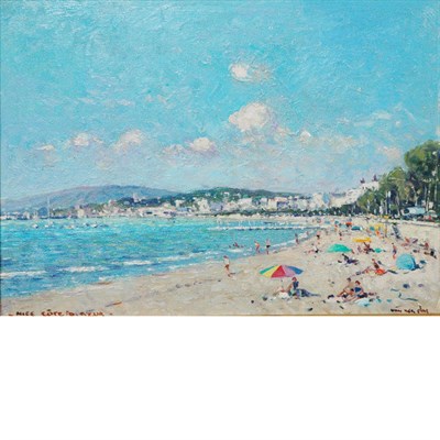 Lot 91 - Niek van der Plas Dutch, b. 1954 Nice, Cote...