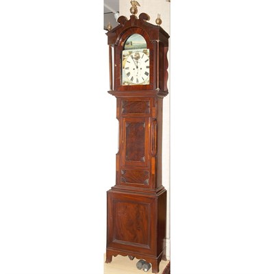 Lot 201 - Classical Mahogany Tall Case Clock Possibly...
