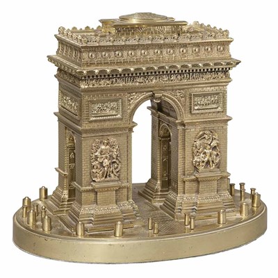 Lot 333 - Gilt Bronze Model of the Arc de Triomphe...