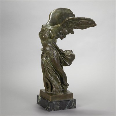 Lot 534 - Bronze Figure of the Winged Victory of...