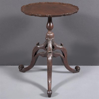 Lot 243 - George III Mahogany Candlestand The circular...