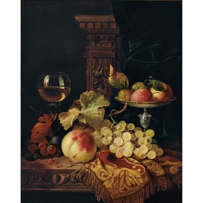 Lot 100 - Edward Ladell British, 1821-1886 Still Life...