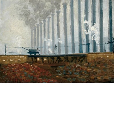Lot 345 - Aaron Harry Gorson American, 1872-1933 Smoke...