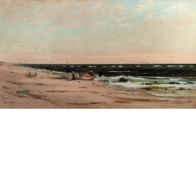 Lot 40 - Edward Gay American, 1837-1928 Surf at...