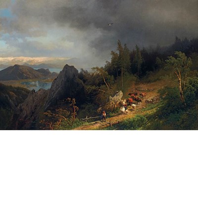 Lot 2 - Hermann Herzog German/American, 1831-1932...