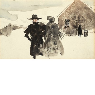 Lot 216 - Andrew Newell Wyeth American, 1917-2009...