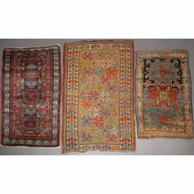 Lot 668 - Group of Three Shirvan Rugs East Caucasus...