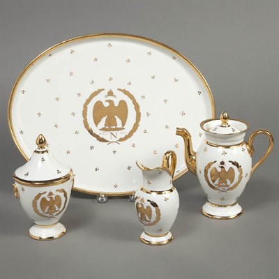 Lot 233 - Sevres Style Gilt Decorated Porcelain...
