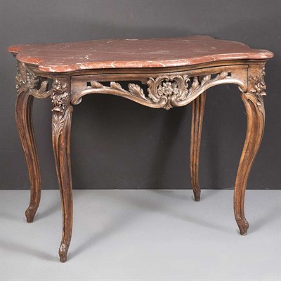 Lot 629 - Louis XV Style Carved and Dark Stained...