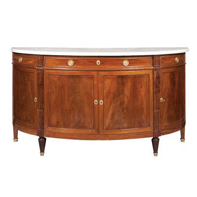 Lot 593 - Louis XVI Style Mahogany Side Cabinet Antoine...