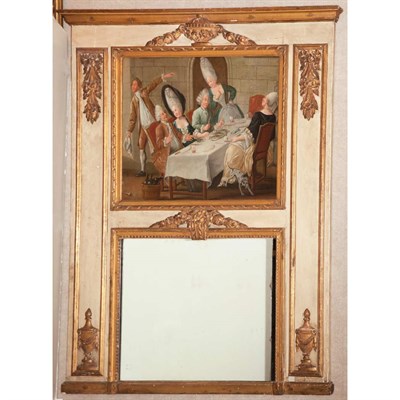 Lot 665 - Louis XVI Style Parcel Gilt and Painted...