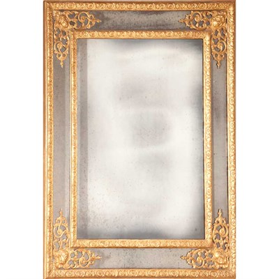 Lot 661 - Louis XIV Style Gilt-Wood Mirror The...