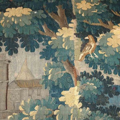 Lot 555 - Aubusson Verdure Tapestry Panel France, 18th...