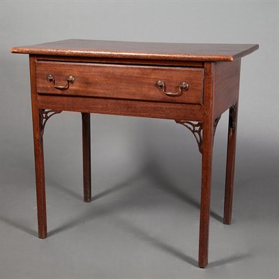 Lot 321 - George III Mahogany Side Table The rectangular...