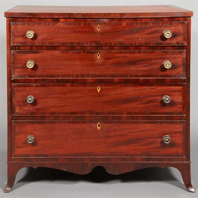 Lot 322 - Federal Mahogany Chest of Drawers Southern...