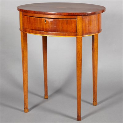 Lot 175 - Federal Style Inlaid Mahogany Side Table The...