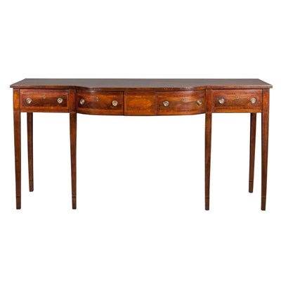 Lot 263 - George III Inlaid Mahogany Sideboard/Server...
