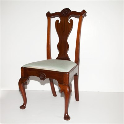 Lot 254 - Chippendale Mahogany Side Chair Pennsylvania,...