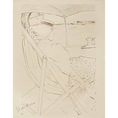 Lot 157 - Henri de Toulouse Lautrec LA PASSAGERE DU...