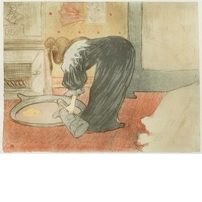 Lot 155 - Henri de Toulouse-Lautrec FEMME AU TUB (D. 183;...