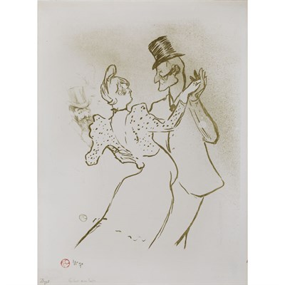 Lot 148 - Henri de Toulouse-Lautrec LA GOULUE (D. 71; A....