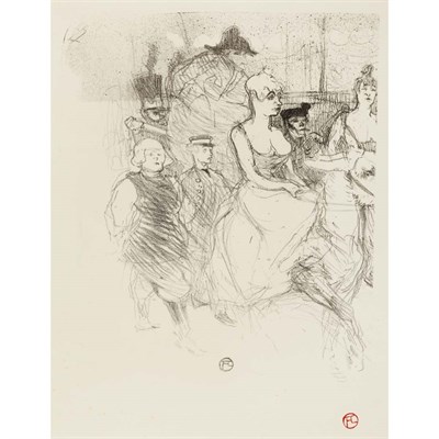 Lot 147 - Henri de Toulouse-Lautrec UNE REDOUTE AU...