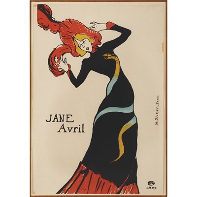 Lot 162 - Henri de Toulouse-Lautrec JANE AVRIL (D. 367;...