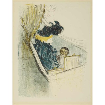 Lot 158 - Henri de Toulouse-Lautrec IDYLLE PRINCIERE (D....