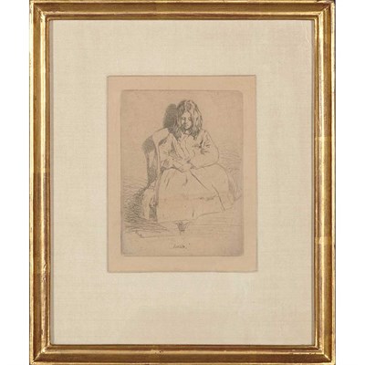 Lot 122 - James Abbott McNeill Whistler ANNIE SEATED (K....