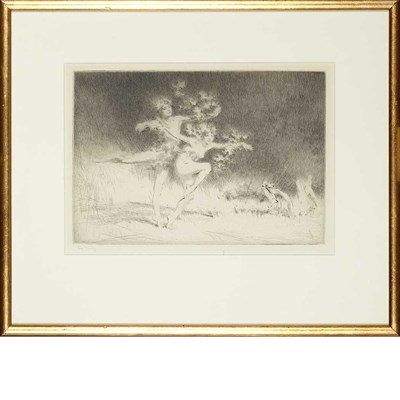 Lot 125 - Troy Kinney MOONLIGHT Etching and drypoint,...