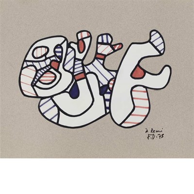 Lot 72 - Jean Dubuffet French, 1901-1985 Bébé, 1973...