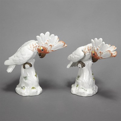 Lot 561 - Companion Pair of Meissen Porcelain Figures of...
