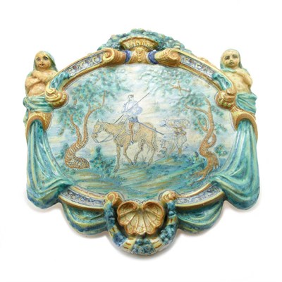 Lot 352 - French Renaissance Style Faience Plaque Early...