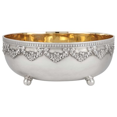 Lot 316 - Italian Silver Center Bowl Manufactured by...