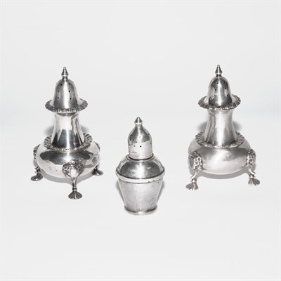 Lot 196 - Miscellaneous Group of Ten Silver Table...