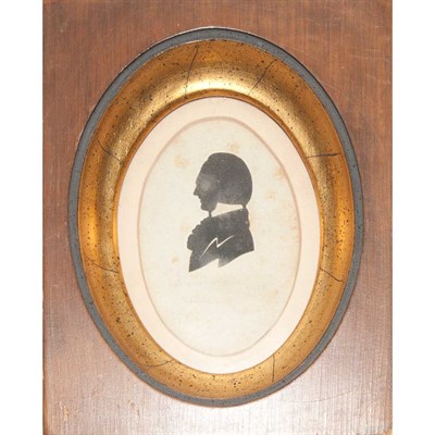 Lot 183 - Continental Silhouette of Franz Listz Height 3...
