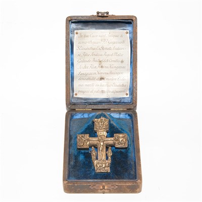 Lot 184 - Continental Patinated-Bronze Double Sided...