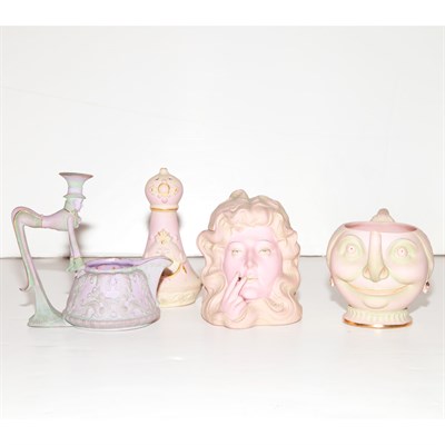 Lot 190 - Group of Shafer & Vater Bisque Ware Articles...