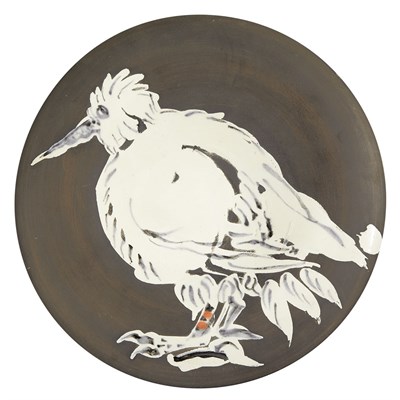 Lot 104 - Pablo Picasso BIRD NO. 76 (A.R. 481) Painted...
