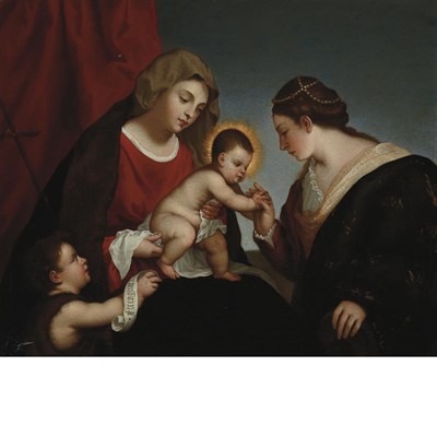 Lot 38 - After Francesco Vecellio The Mystic Marriage...