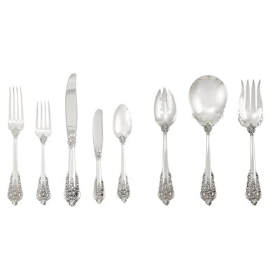 Lot 174 - Wallace Sterling Silver Flatware Service In...