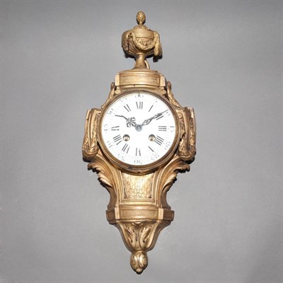 Lot 244 - Louis XV Style Gilt-Bronze Cartel Clock 19th...