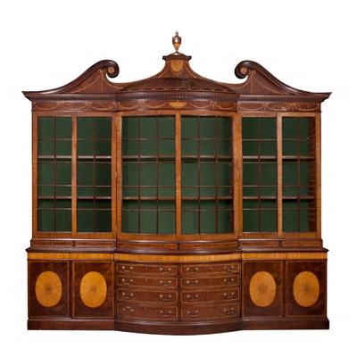 Lot 391 - George III Style Satinwood and Mahogany...
